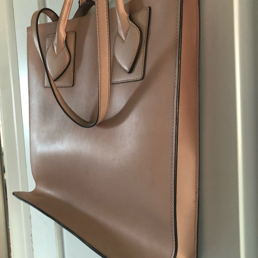Large blush laptop bag